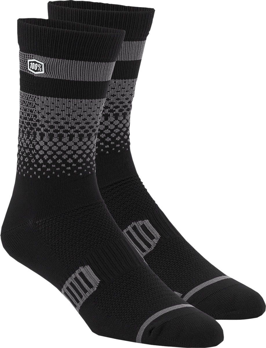 Calcetines 100% Advocate Blur Per Mtb Socks Black/Charcoal