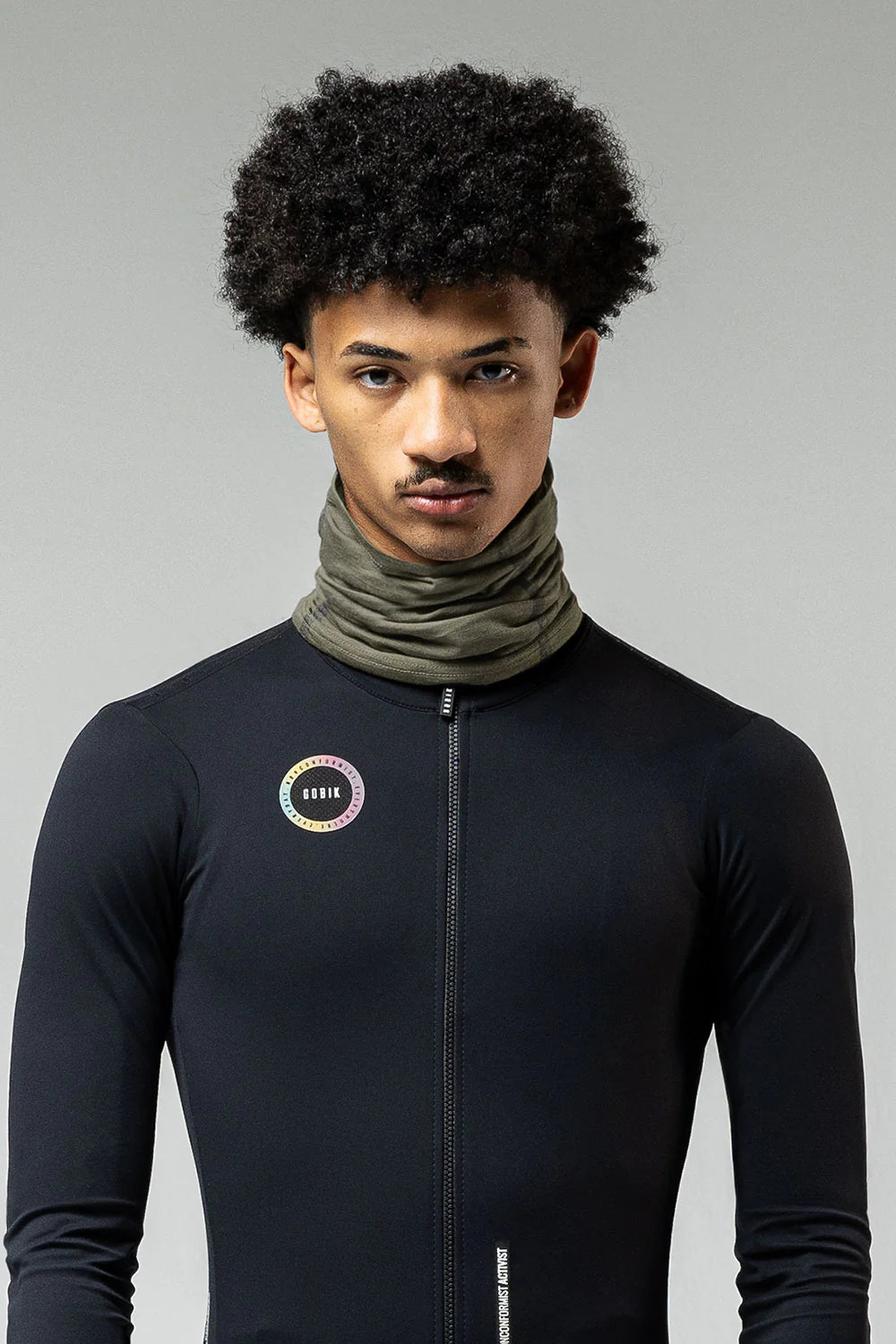 BANDANA MERINO MOONBAH UNISEX BLACK LEAD