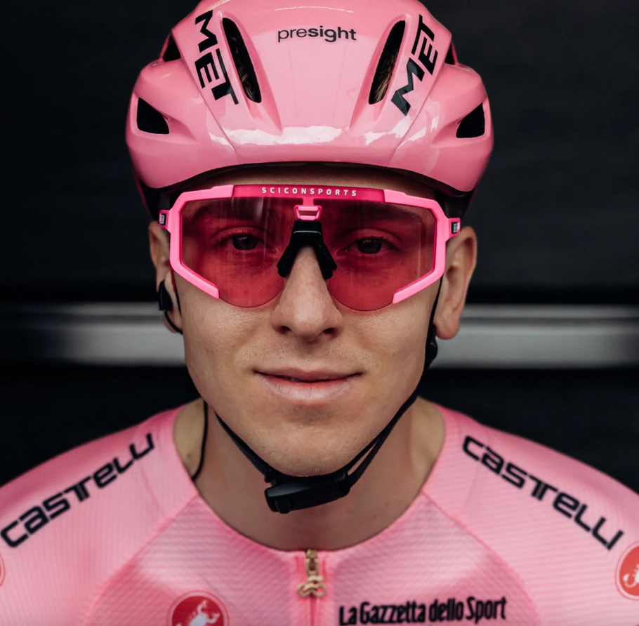 Lentes Scicon Aeroscope Pink Fluo (Giro D´Italia Special Edition)