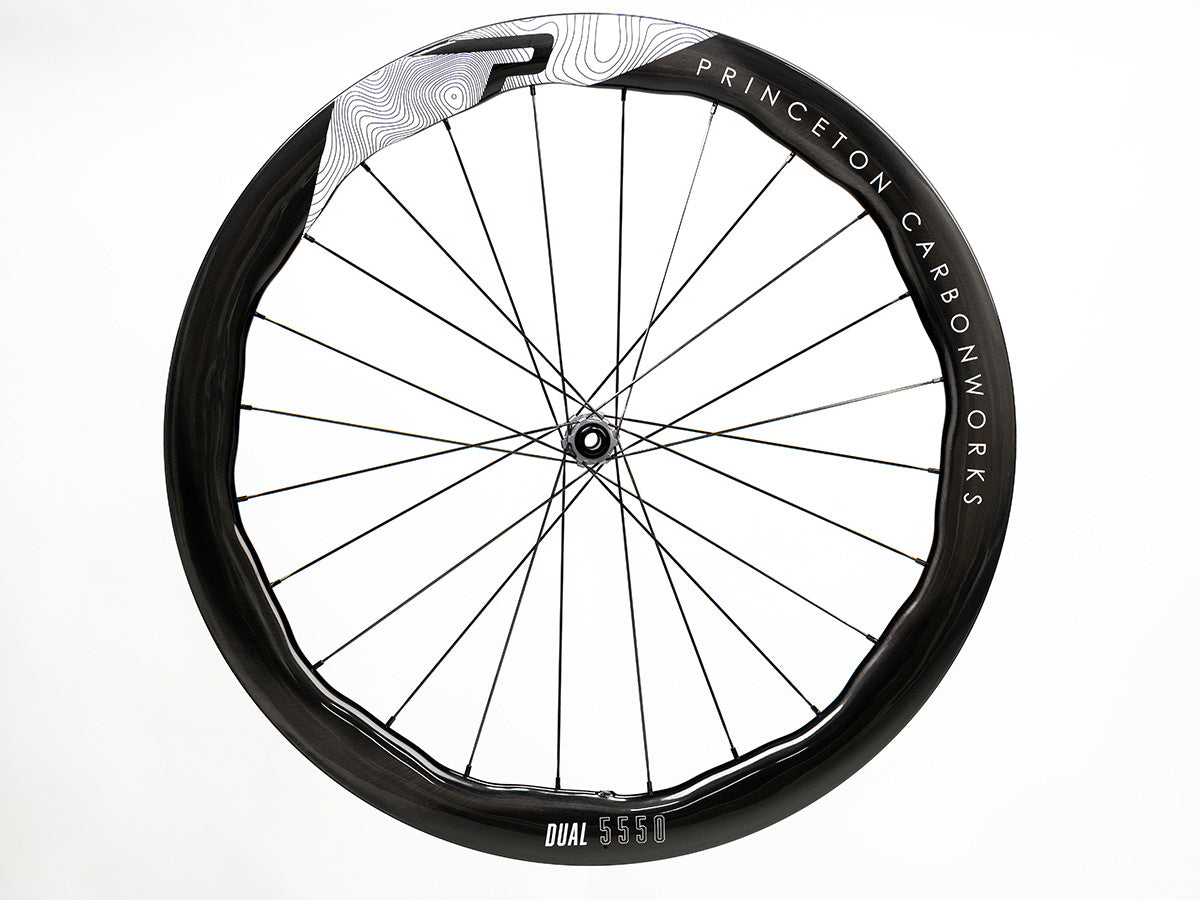 DUAL 5550 EVO Disc Brake Chrome Decal White Industries CLD Black SHIMANO