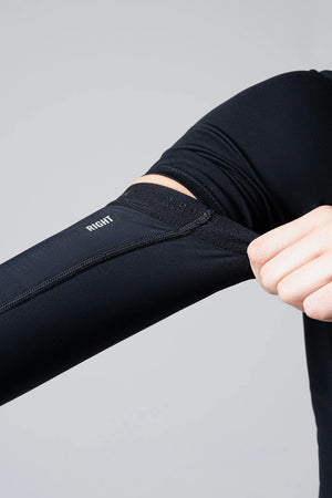 MANGUITOS LIGEROS TERMICOS HARU 2.0 UNISEX PITCH BLACK