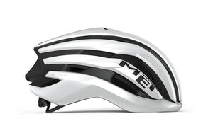 CASCO MET TRENTA MIPS WHITE BLACK MATT GLOSSY