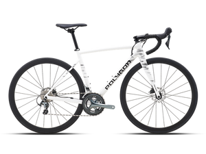 Bicicleta Ruta Polygon Strattos S4D White/Blk - Tiagra 10V