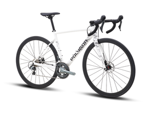 Bicicleta Ruta Polygon Strattos S4D White/Blk - Tiagra 10V