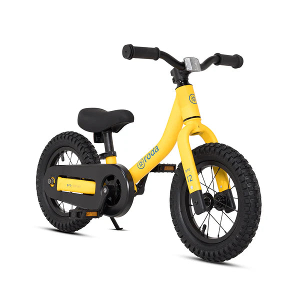 PACK BICICLETA PRO AMARILLO ARO 12+ KIT PEDALES