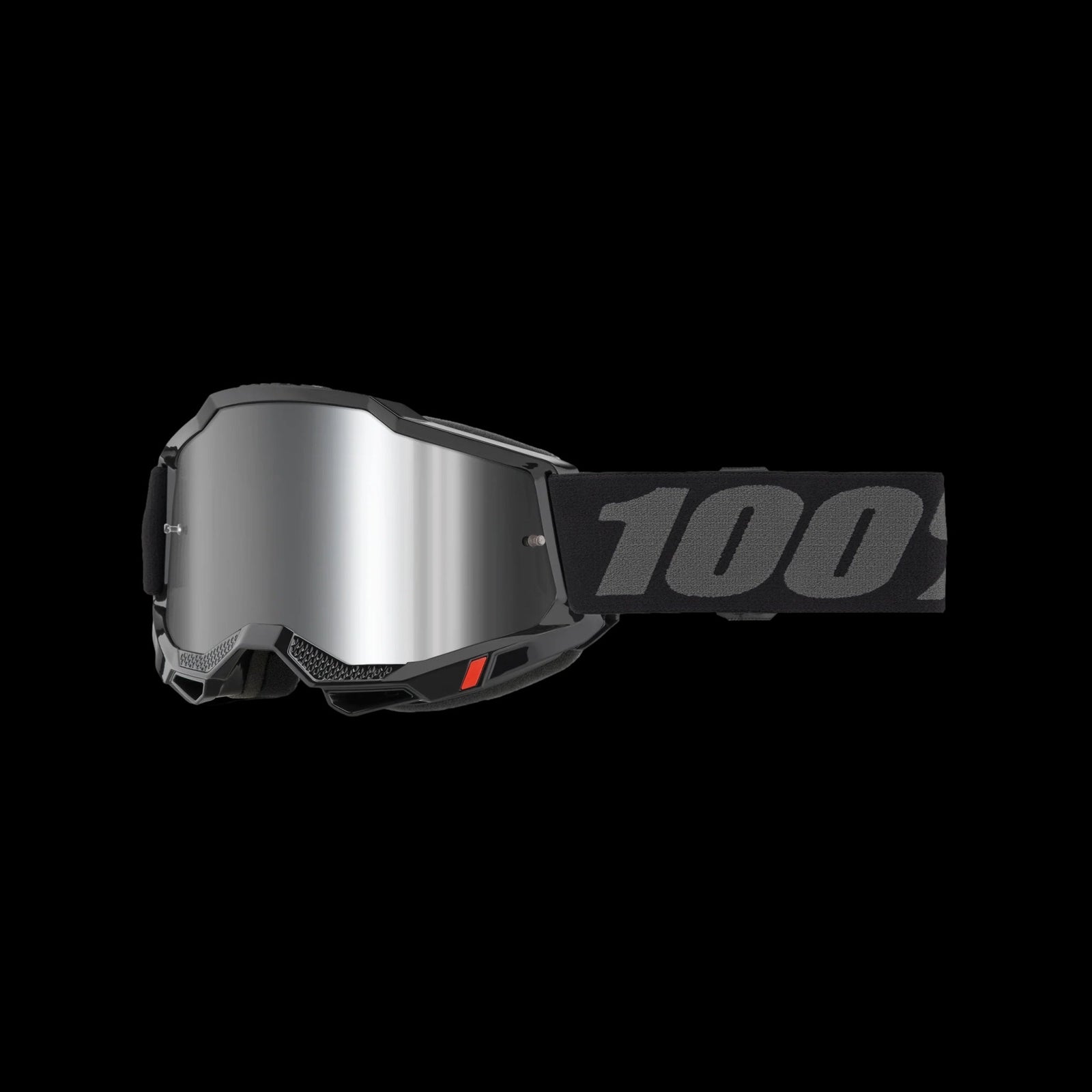 Antiparra 100% Accuri 2 Goggle Black - Mirror Silver Lens
