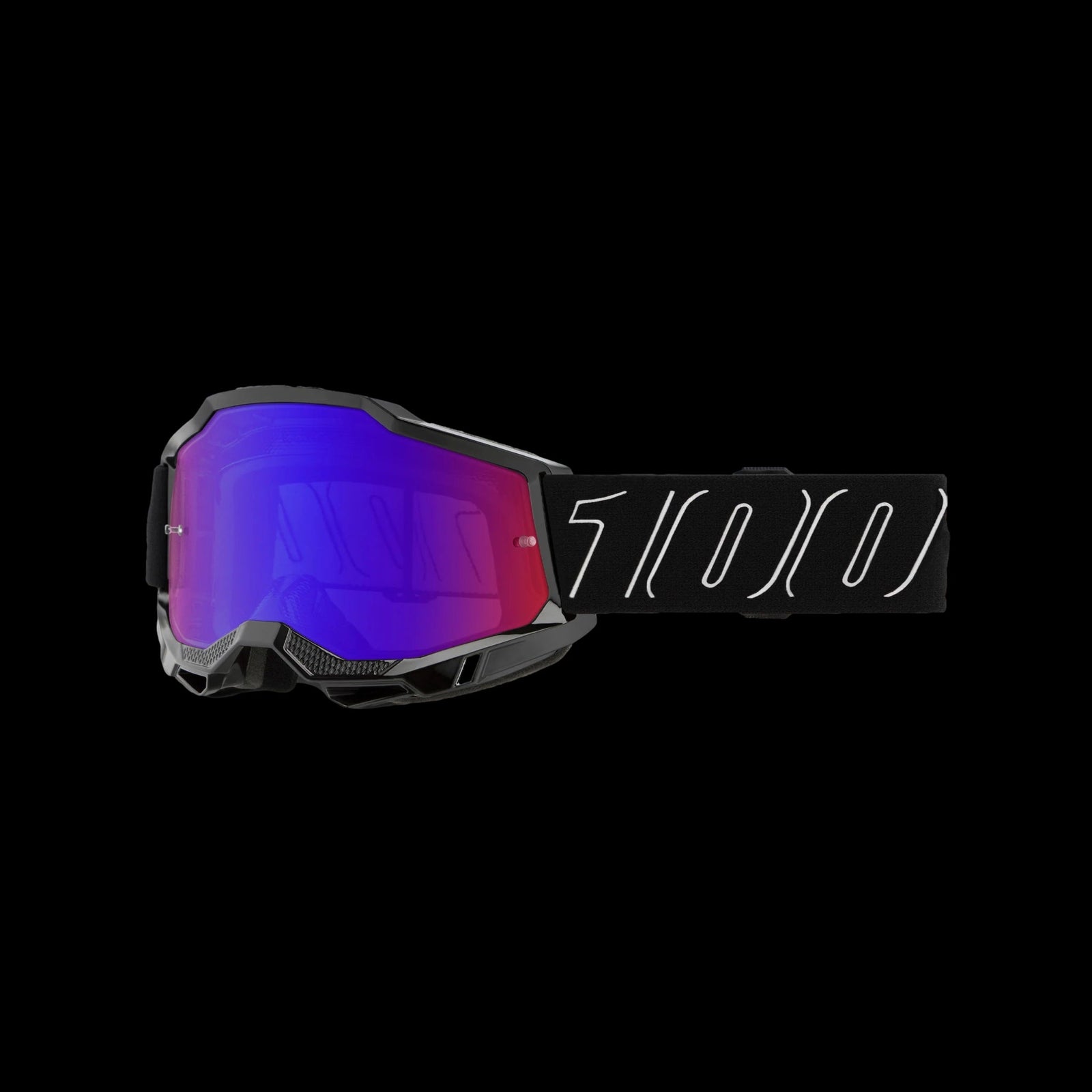 Antiparra 100% Accuri 2 Goggle Blackline - Mirror Red/ Blue Lens