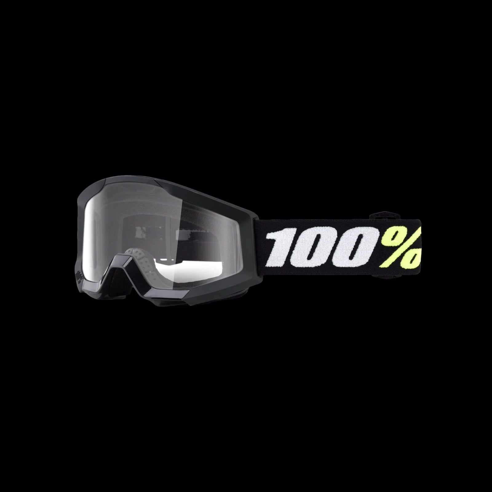 Antiparra 100% Strata Mini Black - Clear Lens