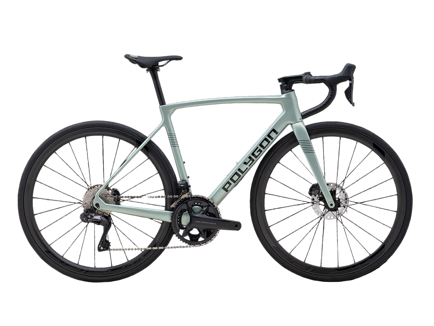 Bicicleta Ruta Polygon Strattos Carbon S8X Sage Green - Ultegra Di2 12V