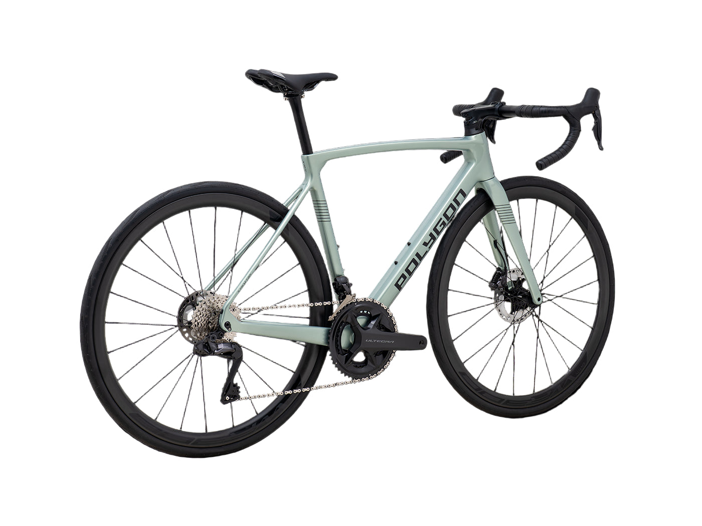 Bicicleta Ruta Polygon Strattos Carbon S8X Sage Green - Ultegra Di2 12V