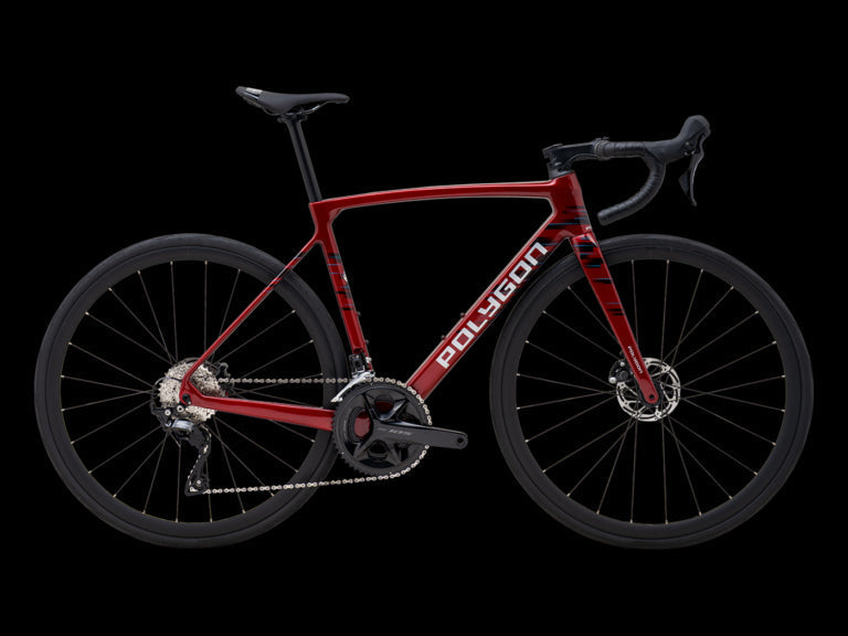 Bicicleta Ruta Polygon Strattos S7D Red/Blk - 105 12V