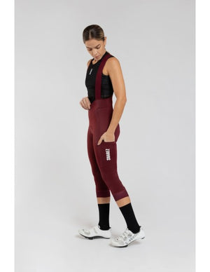Calza Suarez 3/4 Falcon Knicker 2.4 Wine Mujer