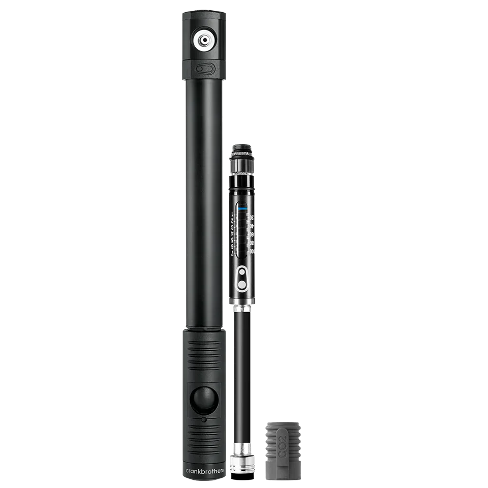 Bombin De Mano Crankbrothers Klic Gauge W/ Co2 Silver