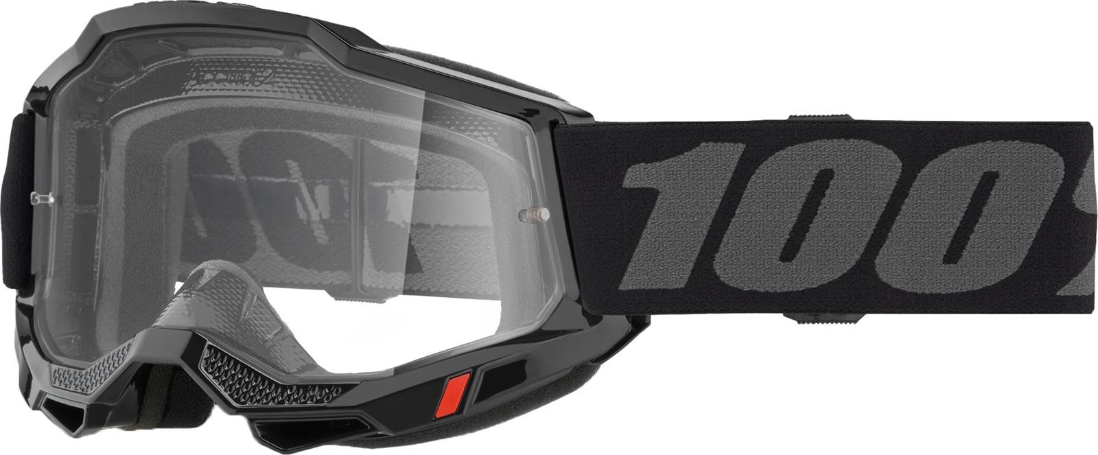 Antiparra 100% Accuri 2 Otg Goggle Black - Clear Lens