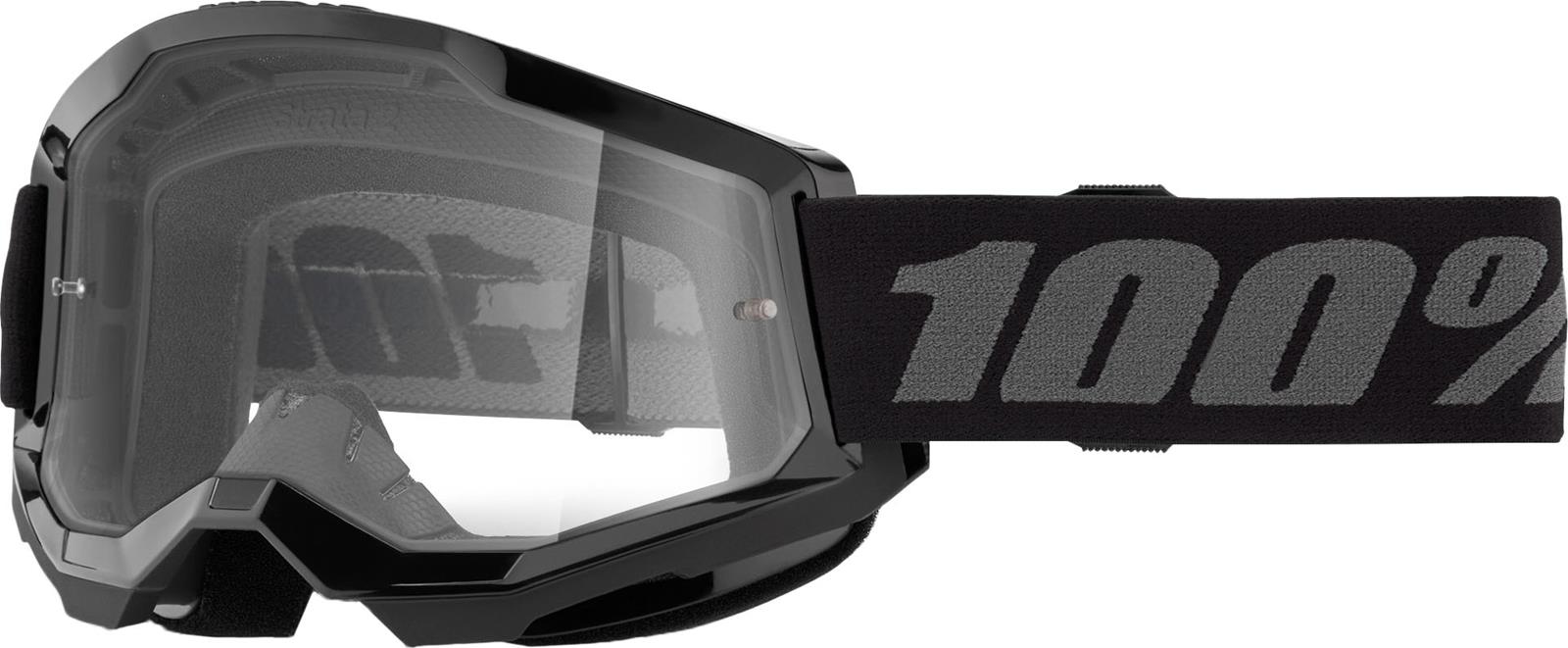 Antiparra 100% Strata 2 Junior Goggle Black - Clear Lens