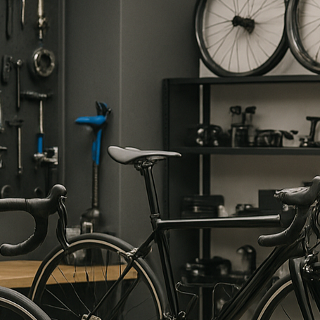 taller de bicicletas de ruta