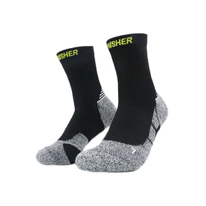 Calcetín de Running Finisher Pro Strider - Crew Negro