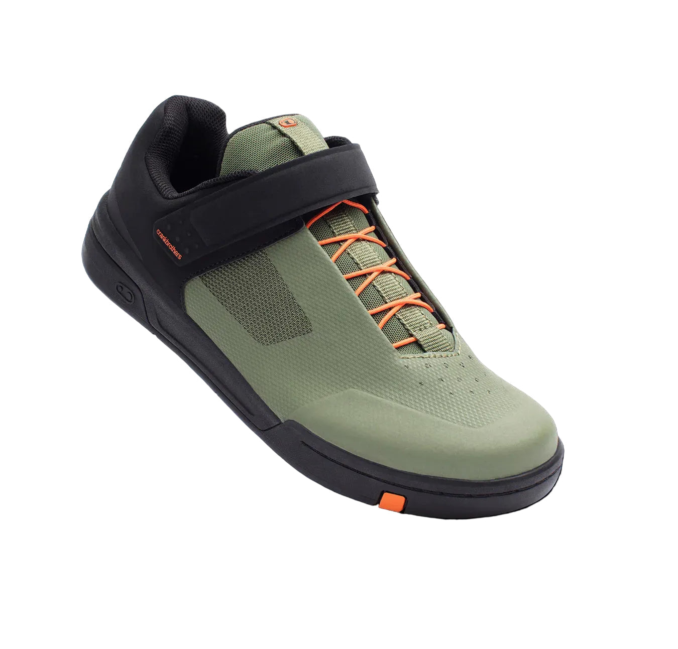 Zapatillas Ciclismo Crankbrothers Stamp Speedlace Green/Org - Black